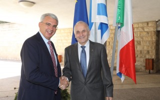 Visit of the Italian Ambassador to Israel (Photo: Yossi Zamir)