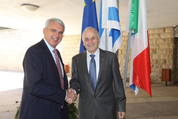 Visit of the Italian Ambassador to Israel (Photo: Yossi Zamir)